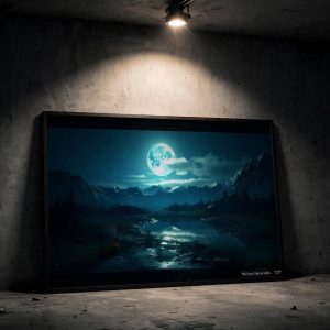 Moonlight (Poster with Frame)